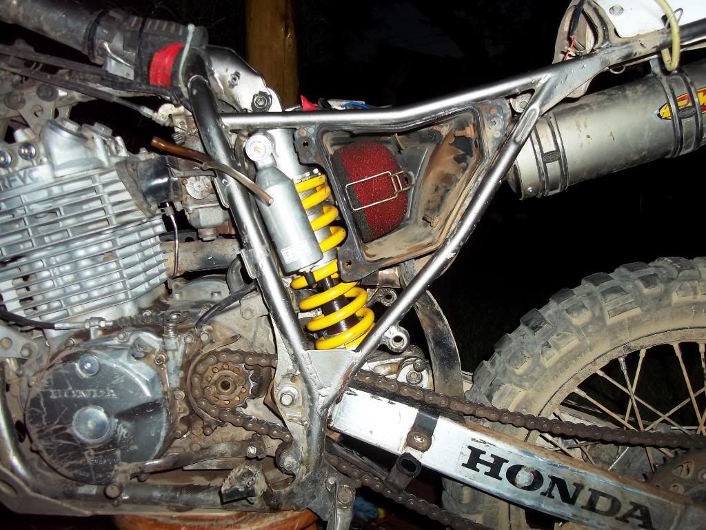 Honda xr suspension setup