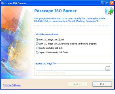 Passcape ISO Burner Passcape ISO Burner