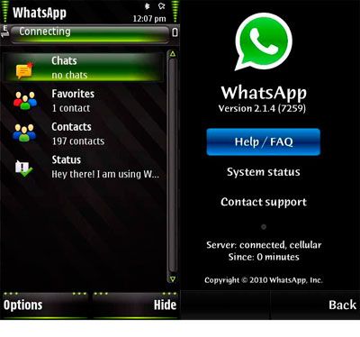 Blackberry 6210 on Requerimientos De Whatsapp Para Nokia