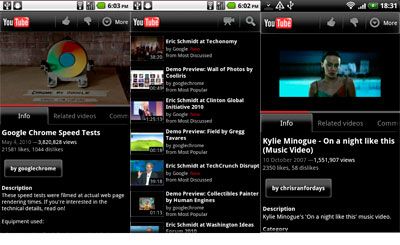 YouTube para Android YouTube para Android