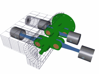 inline engine - it's cylinders lined up side by side