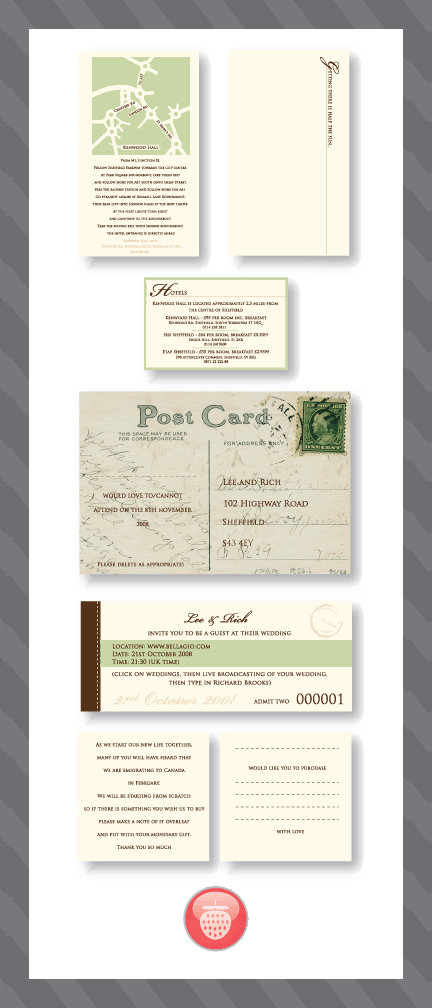 wedding invitation card sets