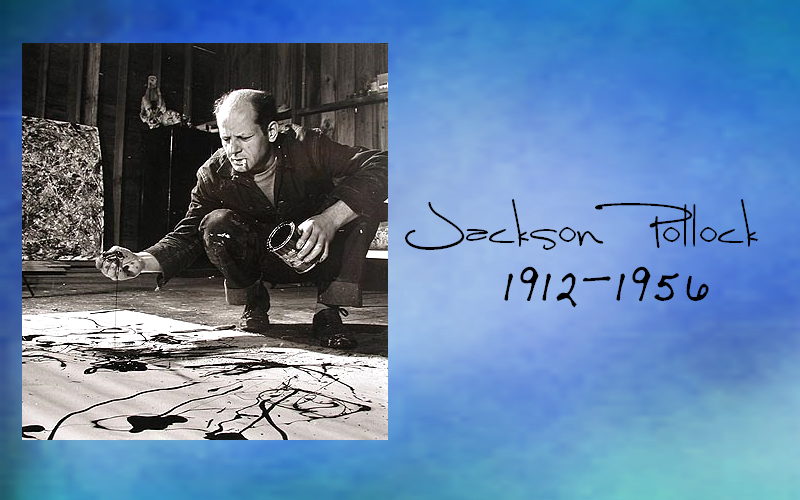 stenographic figure by jackson pollock