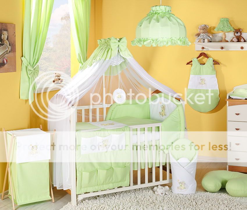 12 Pcs Crib Bedding Set Bumper Sheet Duvet Canopy Free Standing