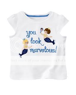 NWT Gymboree Greek Isle Marvelous Mermaid Tee 2T 4T 5T  